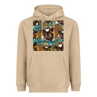 Mushroom western baby calf seamless pattern Heavyweight Hoodie - HRA Design Shop
