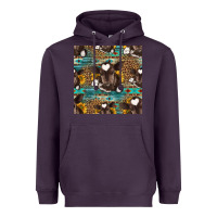 Plum western baby calf seamless pattern Heavyweight Hoodie - HRA Design Shop