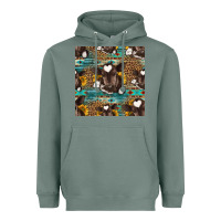 Sage western baby calf seamless pattern Heavyweight Hoodie - HRA Design Shop