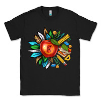 Black teacher sunflower Classic Tee - texasbilliewilder