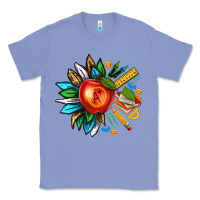 Colony Blue teacher sunflower Classic Tee - texasbilliewilder