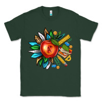 Sports Green teacher sunflower Classic Tee - texasbilliewilder