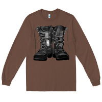 Chestnut soldier boots Long Sleeve Tee - RanaPortraitStore