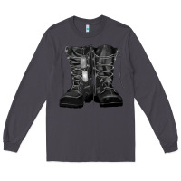Smoke soldier boots Long Sleeve Tee - RanaPortraitStore