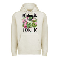 Oatmeal Heather midnight toker Premium Hoodie - MaliasSmallBusiness