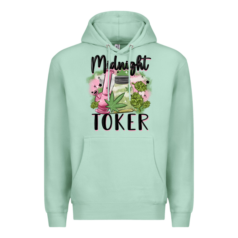 Midnight Toker Premium Hoodie by MaliasSmallBusiness | Teevron
