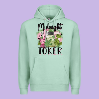 Midnight Toker Premium Hoodie Designed By Maliassmallbusiness