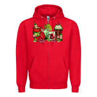 Red wine coffee cups Zipper Hoodie - Zillion Design Studio