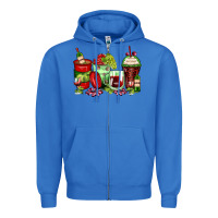 True Royal wine coffee cups Zipper Hoodie - Zillion Design Studio