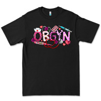 Black Valentine OBGYN Premium Tee - CowhideDigitalArt
