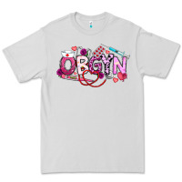 Dove Grey Valentine OBGYN Premium Tee - CowhideDigitalArt