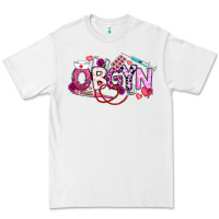 White Valentine OBGYN Premium Tee - CowhideDigitalArt