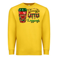 Lemon flannels lattes leggings Premium Sweatshirt - BundleAndBundleShop