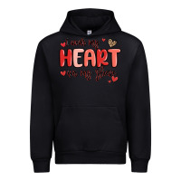 Black i wear my heart on my sleeve Urban Hoodie - MaliasSmallBusiness