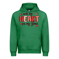 Emerald i wear my heart on my sleeve Urban Hoodie - MaliasSmallBusiness