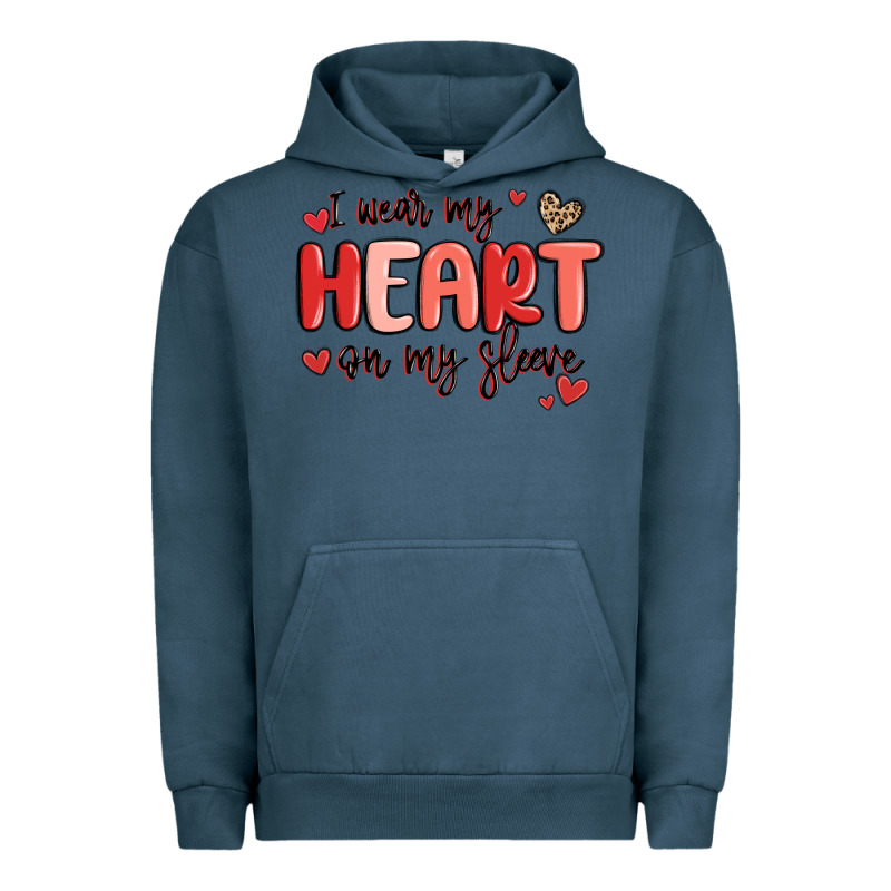 I Wear My Heart On My Sleeve Urban Hoodie by MaliasSmallBusiness | Teevron