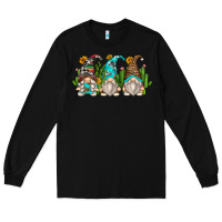 Black cactus gnomes Long Sleeve Tee - Zillion Design Studio