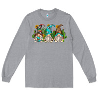 Heather Grey cactus gnomes Long Sleeve Tee - Zillion Design Studio