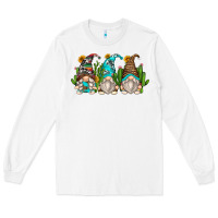 White cactus gnomes Long Sleeve Tee - Zillion Design Studio
