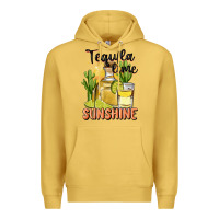 Antique Gold tequila lime sunshine Premium Hoodie - MaliasSmallBusiness