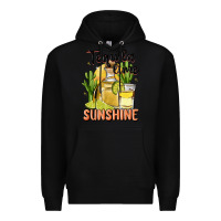 Black tequila lime sunshine Premium Hoodie - MaliasSmallBusiness