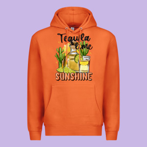 Tequila Lime Sunshine Premium Hoodie Designed By Maliassmallbusiness