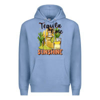 Colony Blue tequila lime sunshine Premium Hoodie - MaliasSmallBusiness