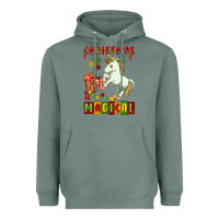 Sage christmas magical unicorn Heavyweight Hoodie - FaDigitalArtStudio