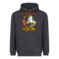 Smoke christmas magical unicorn Heavyweight Hoodie - FaDigitalArtStudio