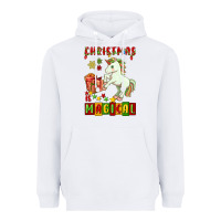 White christmas magical unicorn Heavyweight Hoodie - FaDigitalArtStudio