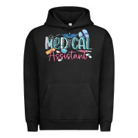 Pigment Black medical assistant nurse Urban Hoodie - MaliasSmallBusiness