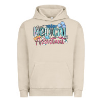 Pigment French Oak medical assistant nurse Urban Hoodie - MaliasSmallBusiness