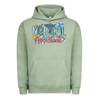 Pigment Oil Green medical assistant nurse Urban Hoodie - MaliasSmallBusiness