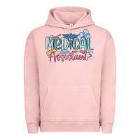 Pigment Salmon medical assistant nurse Urban Hoodie - MaliasSmallBusiness