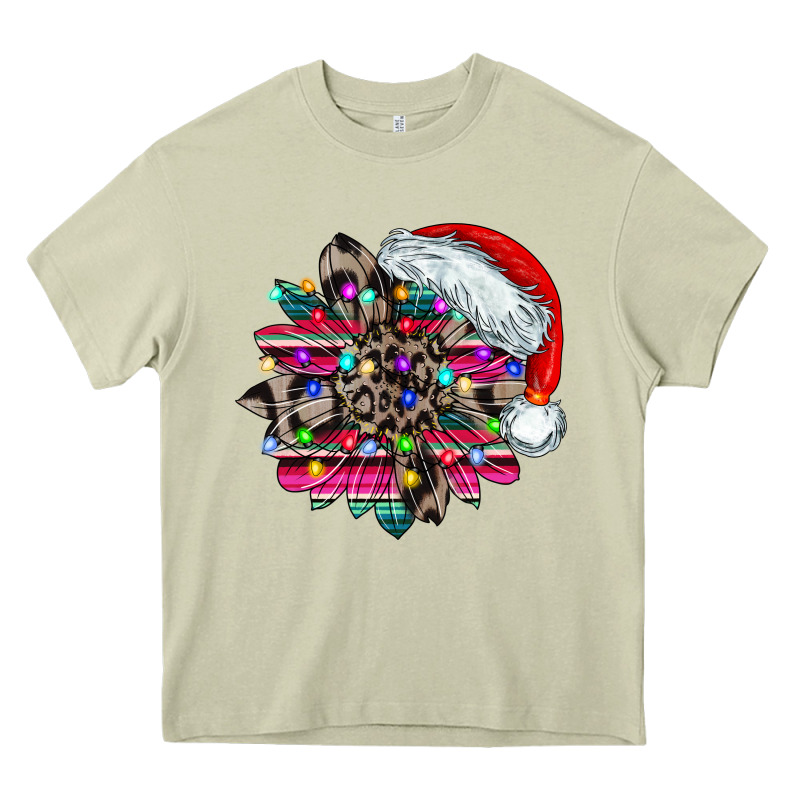 Serape And Leopard Christmas Heavy Core Tee by CowhideDigitalArt | Teevron