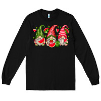 Black watermelon gnomes Long Sleeve Tee - Zillion Design Studio