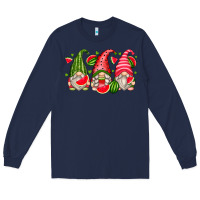 Navy watermelon gnomes Long Sleeve Tee - Zillion Design Studio