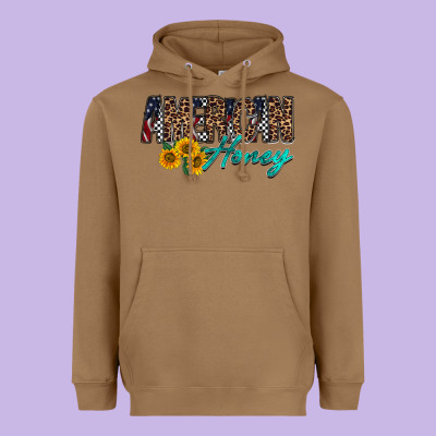 American Honey Heavyweight Hoodie Designed By Racoondesign