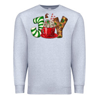 Heather Grey Joy Premium Sweatshirt - BundleAndBundleShop
