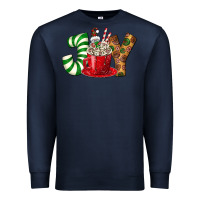 Navy Joy Premium Sweatshirt - BundleAndBundleShop