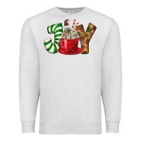 Oatmeal Heather Joy Premium Sweatshirt - BundleAndBundleShop
