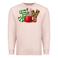 Pale Pink Joy Premium Sweatshirt - BundleAndBundleShop