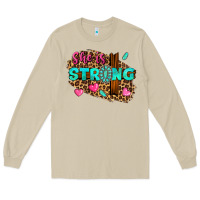 Mushroom she is strong Long Sleeve Tee - texasbilliewilder