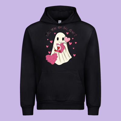 Will You Be My Boo Urban Hoodie Designed By Maliassmallbusiness