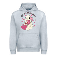 Heather Grey will you be my boo Urban Hoodie - MaliasSmallBusiness
