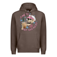 Coffee time to get ship faced Premium Hoodie - MaliasSmallBusiness
