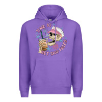 Purple time to get ship faced Premium Hoodie - MaliasSmallBusiness