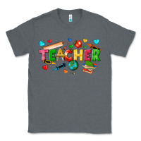 Charcoal Heather teacher Classic Tee - texasbilliewilder