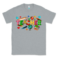Heather Grey teacher Classic Tee - texasbilliewilder