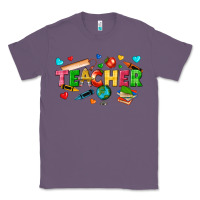 Lavender teacher Classic Tee - texasbilliewilder